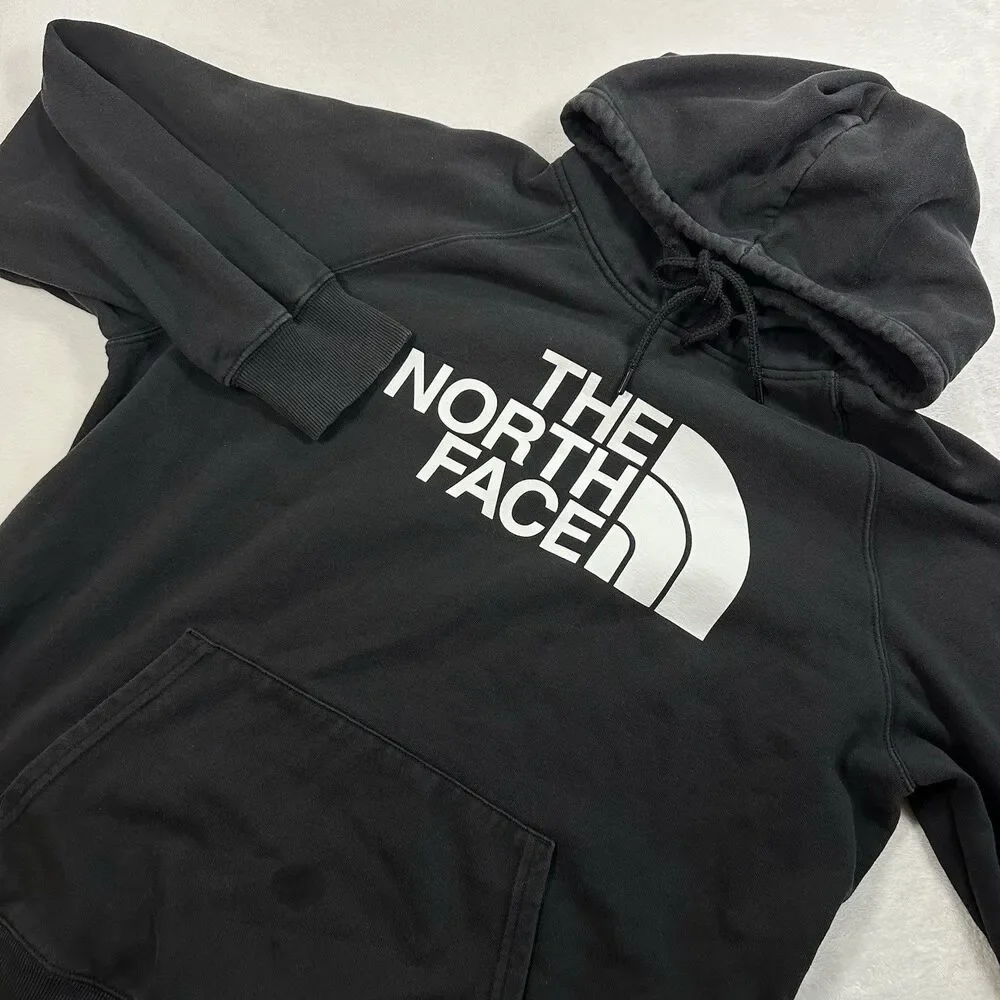 THE NORTH FACE Hoodie Mens XL Half Dome Fleece Sweatshirt Pullover Black